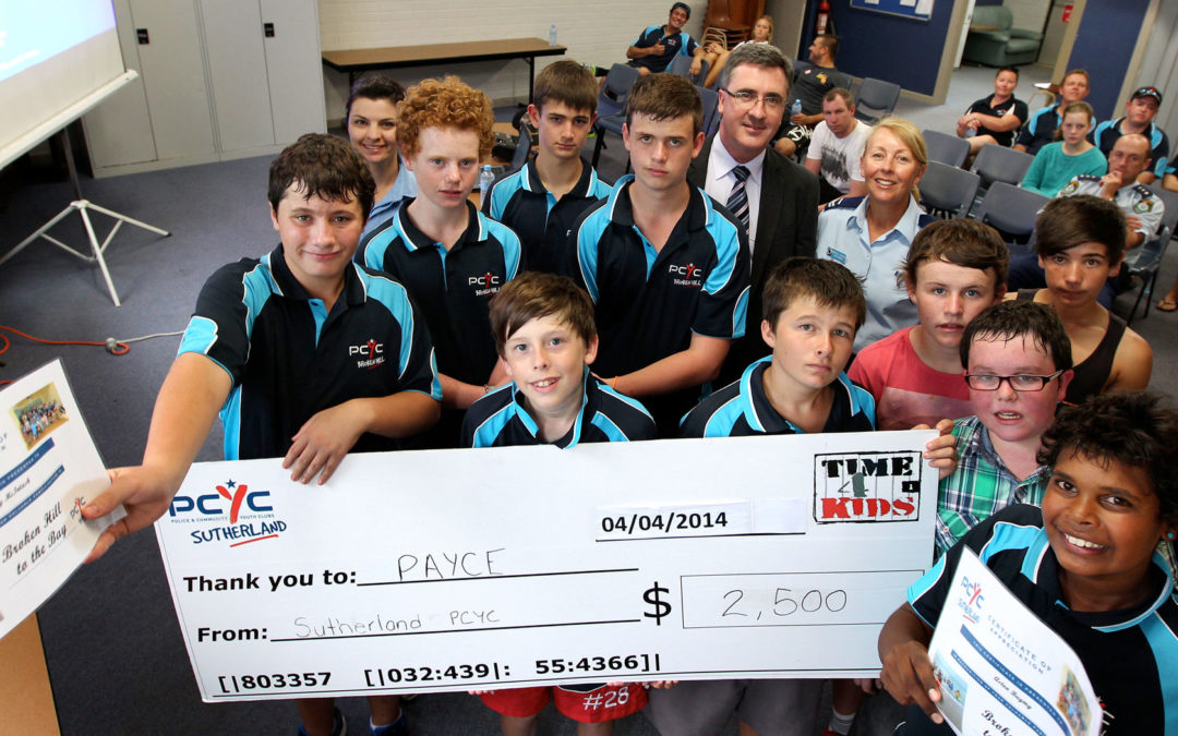 PAYCE supports PCYC Programs In Sutherland Shire