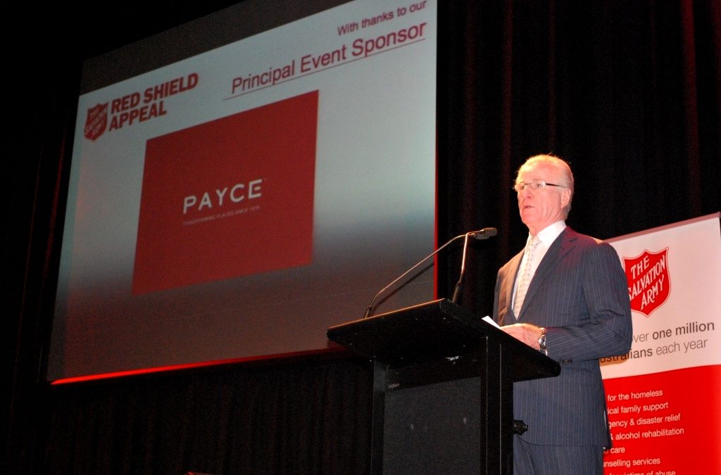 PAYCE Support For Salvo’s Red Shield Appeal