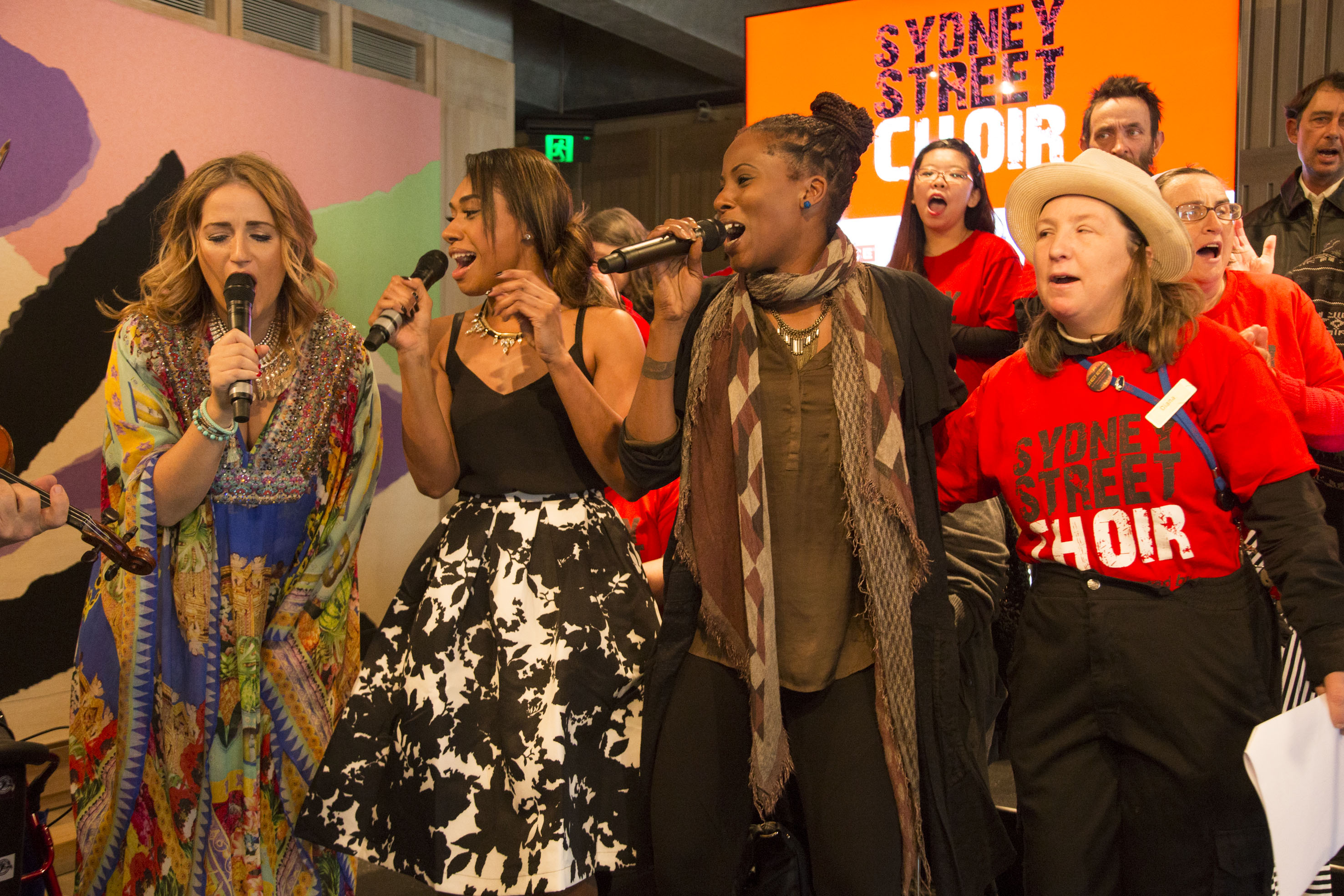 Sydney Street Choir Sings up a Storm at Opera House Relaunch