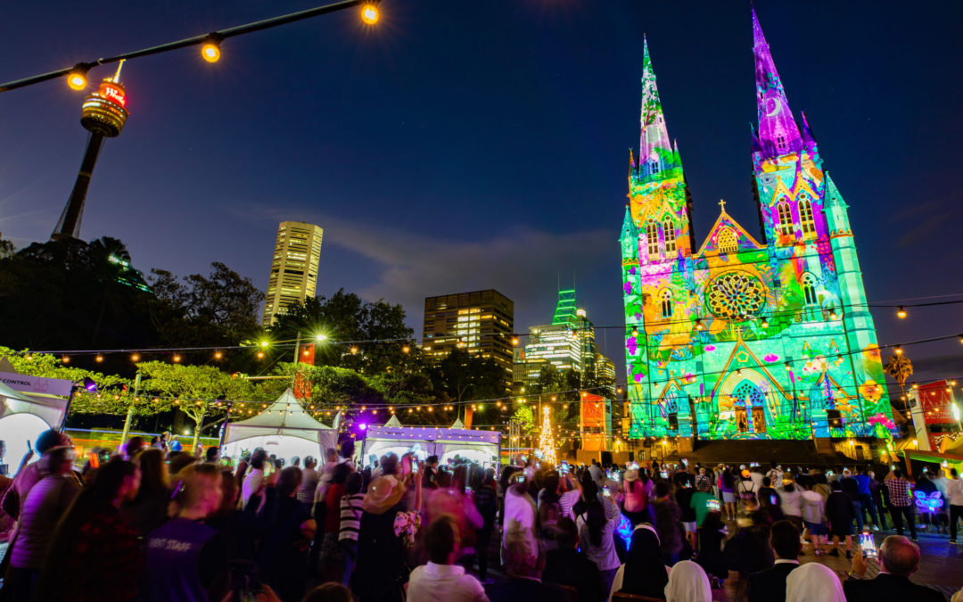 Christmas at the Cathedral lights up Sydney